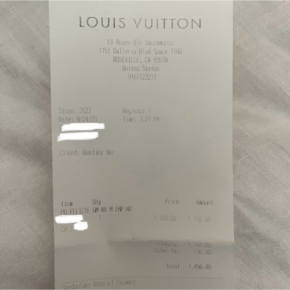 Authentic Louis Vuitton Félicie Pochette - Picture 6 of 6